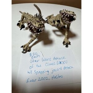 Star Wars Attack of the Clones Nexu Snapping Jaw Roar Action Figure 2002 Hasbro